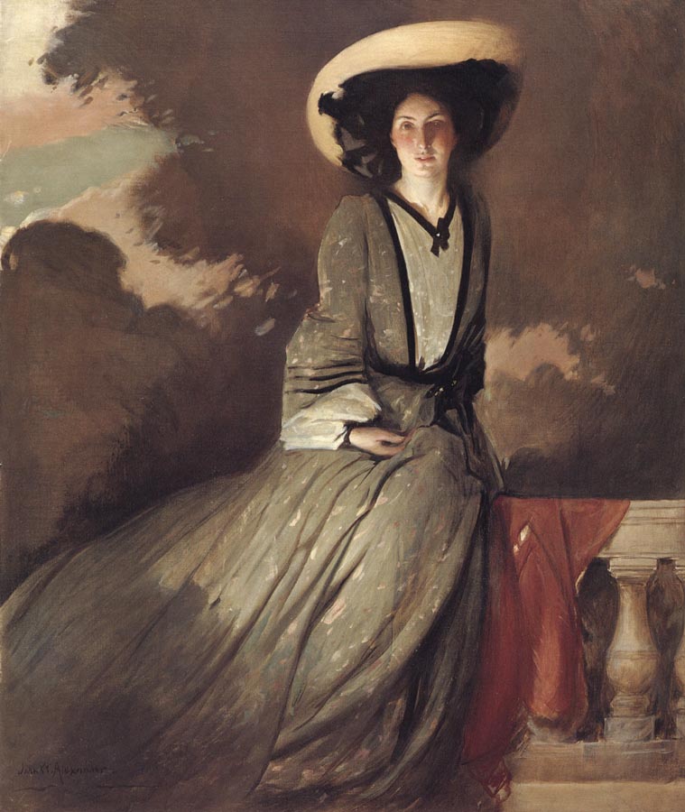 John White Alexander Portrait of Mrs.John White Alexander